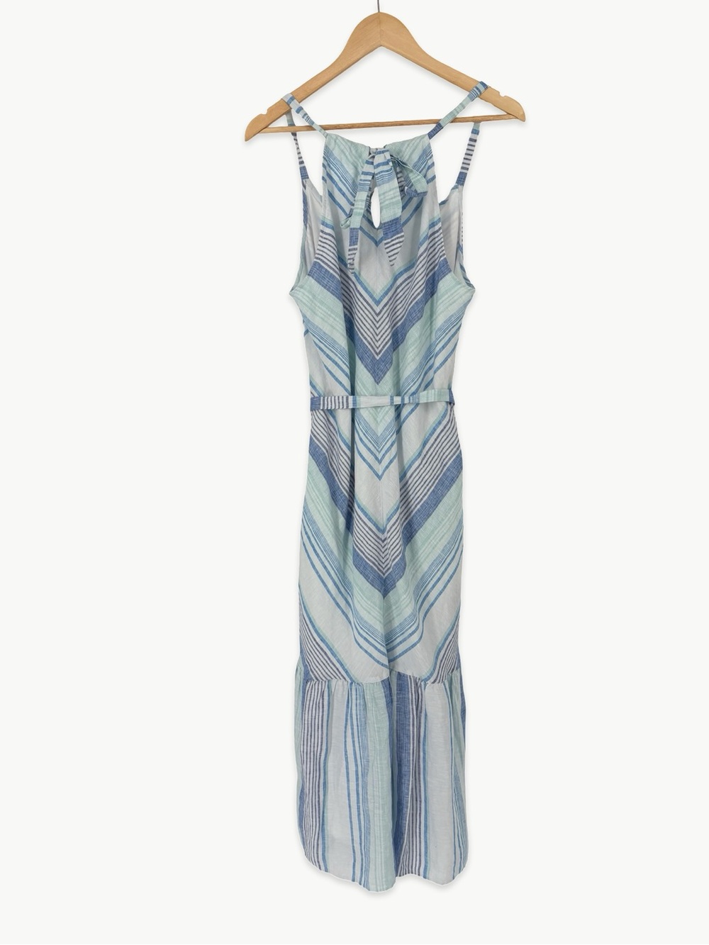 Tommy Bahama Ocean Reverie Maxi Dress Size Small Linen Stripe NWT Resort Beach - Picture 12 of 16